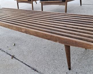 Vintage Mid Century slat table from Japan 