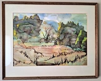 James French watercolor