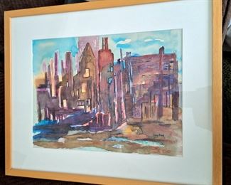 Lucy Fine original watercolor