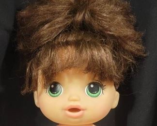 BABY ALIVE DOLL SWEET SPOONFULS BRUNETTE EATS DRINKS POOPS PEES NUDE