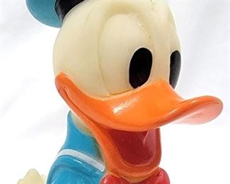 DONALD DUCK RUBBER SQUEAK TOY DISNEY CHILD GUIDANCE CBS 1982 VINTAGE