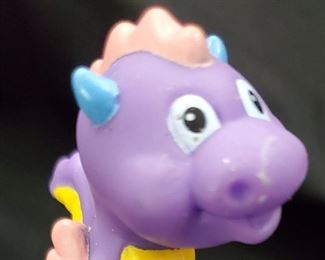FISHER PRICE LITTLE PEOPLE PURPLE DRAGON FIGURE LIL KINGDOM PALACE ROYAL CASTLE