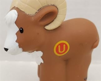 FISHER PRICE LITTLE PEOPLE URIAL ALPHABET ZOO LETTER U