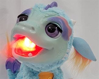 FURREAL FRIENDS TORCH MY BLAZIN DRAGON PET PLUSH INTERACTIVE SOUND MOTION MIST TOY