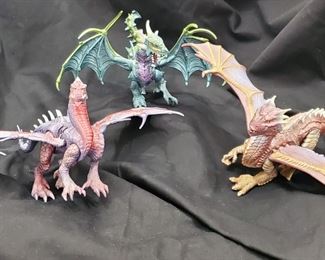 KENNER DRAGONHEART DRAGON HEART TOY ACTION FIGURES RAZORTHORN DRACO MEDUSA