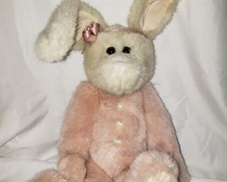 LADY PEMBROOKE PINK PLUSH EASTER BUNNY STUFFED ANIMAL VINTAGE BOYDS BEARS