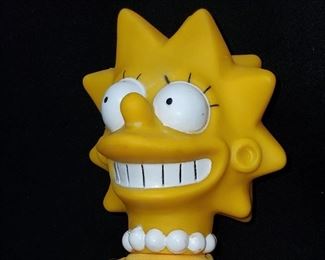 LISA SIMPSON PLUSH STUFFED DOLL TOY THE SIMPSONS CARTOON CHARACTER