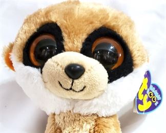 REBEL THE MEERKAT TY BEANIE BOO BABIES PLUSH STUFFED ANIMAL 6 INCH HIGH