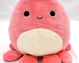 SQUISHMALLOW ABBY OCTOPUS CORAL PINK PLUSH STUFFED ANIMAL 8 INCHES