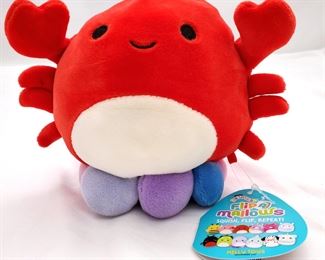 SQUISHMALLOW FLIPAMALLOW CARLOS CRAB BEULA OCTOPUS PLUSH STUFFED ANIMAL