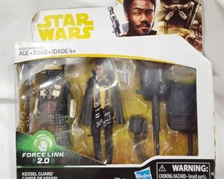 STAR WARS FORCE LINK 2.0 KESSEL GUARD LANDO CALRISSIAN ACTION FIGURES