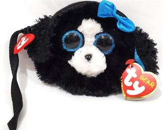 TRACEY THE DOG TY GEAR BEANIE BABY WRISTLET COIN CHANGE PURSE