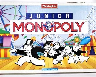 WADDINGTONS JUNIOR MONOPOLY IN BRITISH POUNDS