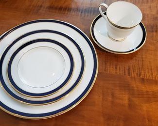 Lenox service Blue and White