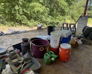 coolers, planters, plants and more