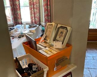 Baseball cards, records, record players and more