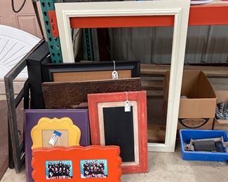 custom and unique frames , chalkboards, etc