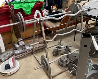 weights and benches