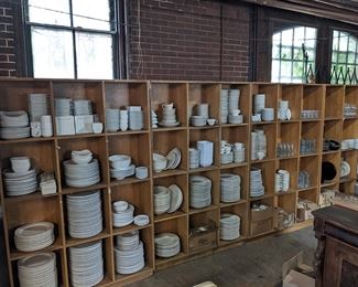 Hundreds of plates, dishes, bowls, etc!