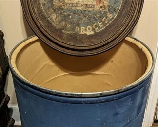 1940s/50s dry goods barrel