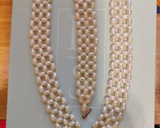 Ross Simons cultured pearls-14k clasp