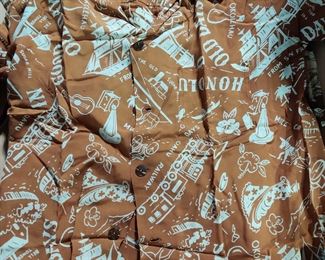 1940s GI Hawaiian shirt and shorts-