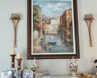 Large Oil Painting-Venice