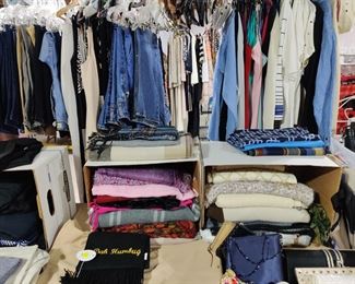 From evening bags, demin , and cashmere-we have it all. 