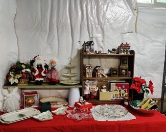 Christmas Decor-Department 56, Spode, Mikasa, Anna Lee Collectibles