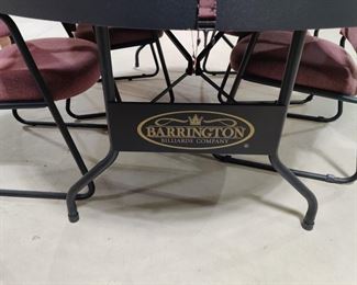 Barrington Game table detail