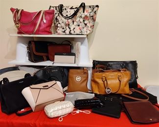 Designer bags-Michael Kors, Kate Spade, Coach others