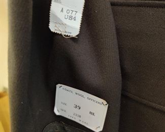 TAGS FROM THE WW2 DRESS JACKET
