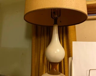 Mid century lamps and hanging lamps and pole lamps