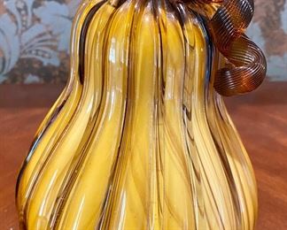 Handblown Glass Squash Figurine