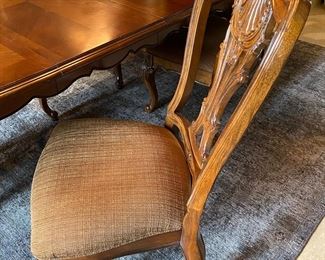 Baroque Style Bernhardt Side Chair (Detail view)