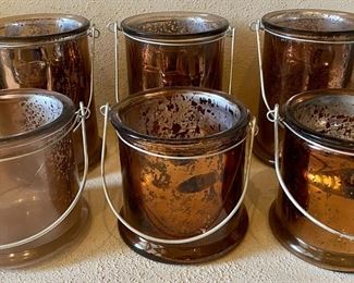 Mercury Glass Candle Lanterns