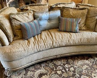 Flair by Bernhardt Curved Sofa