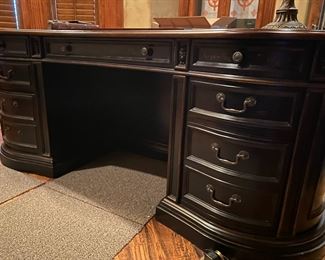Hooker Furniture Desk with Filing Cabinet Drawer