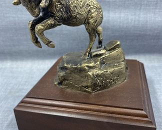 Wally Shoop Bighorn Sheep Sculpture