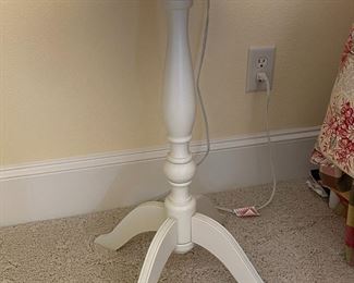 White Wooden Side Table