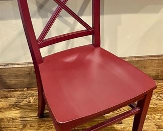 Amish Style Cross Back Side Chair