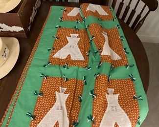Vintage TeePee Quilt