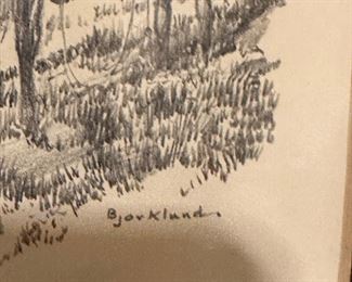 Famous Artist / Illustrated LORENCE BJORKLUND (1913-1978)