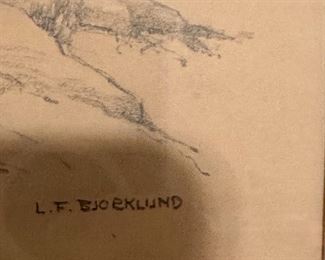 Famous Artist / Illustrated LORENCE BJORKLUND (1913-1978)