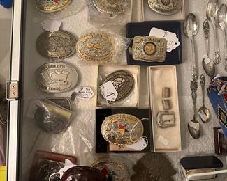Cowboy Belt Buckles 1 German silver 1  STERLING