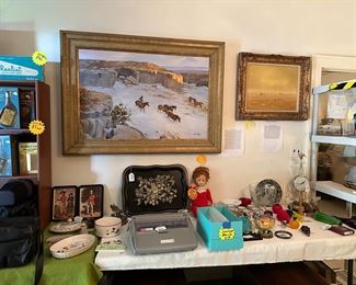 1965 Mattel Baby Secret Doll WORKS!!! Tiffany's Champagne Flutes IN BOX Vintage BROTHER typewriter Artwork by Carl J Smith and Don Ray