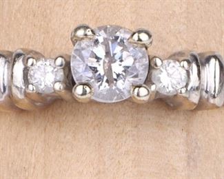 Ladies diamond engagement ring