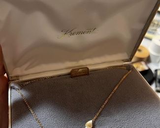 Gold over silver necklace 