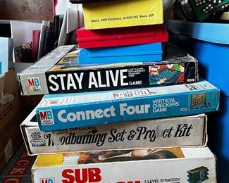 Vintage Games and Wood Burning set! Search for the missing Submarine #oceangate 
Juggling balls 
Original clue
