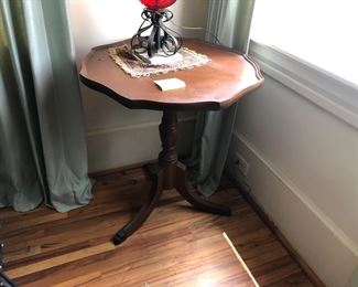 Octagonal table. 24 across x 27 tall